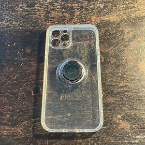 Clear IPhone 12 Pro Case with RingStand